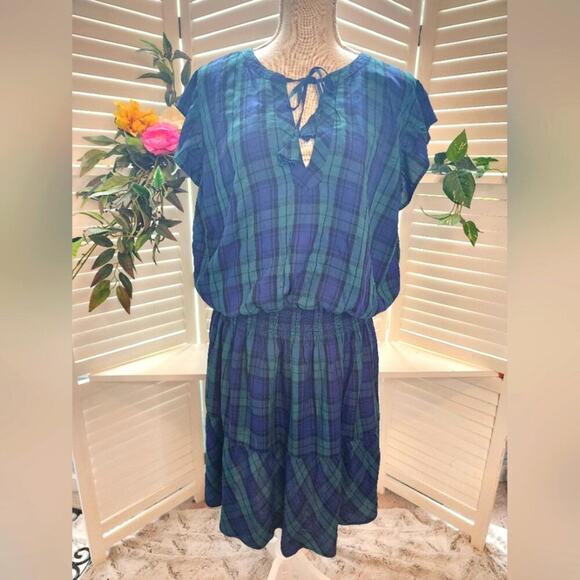 VINEYARD VINES BLACKWATCH PLAID NEW DRESS SIZE 2X - Picture 2 of 8